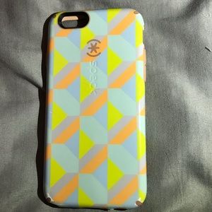 orange,green,and blue iphone 6s case